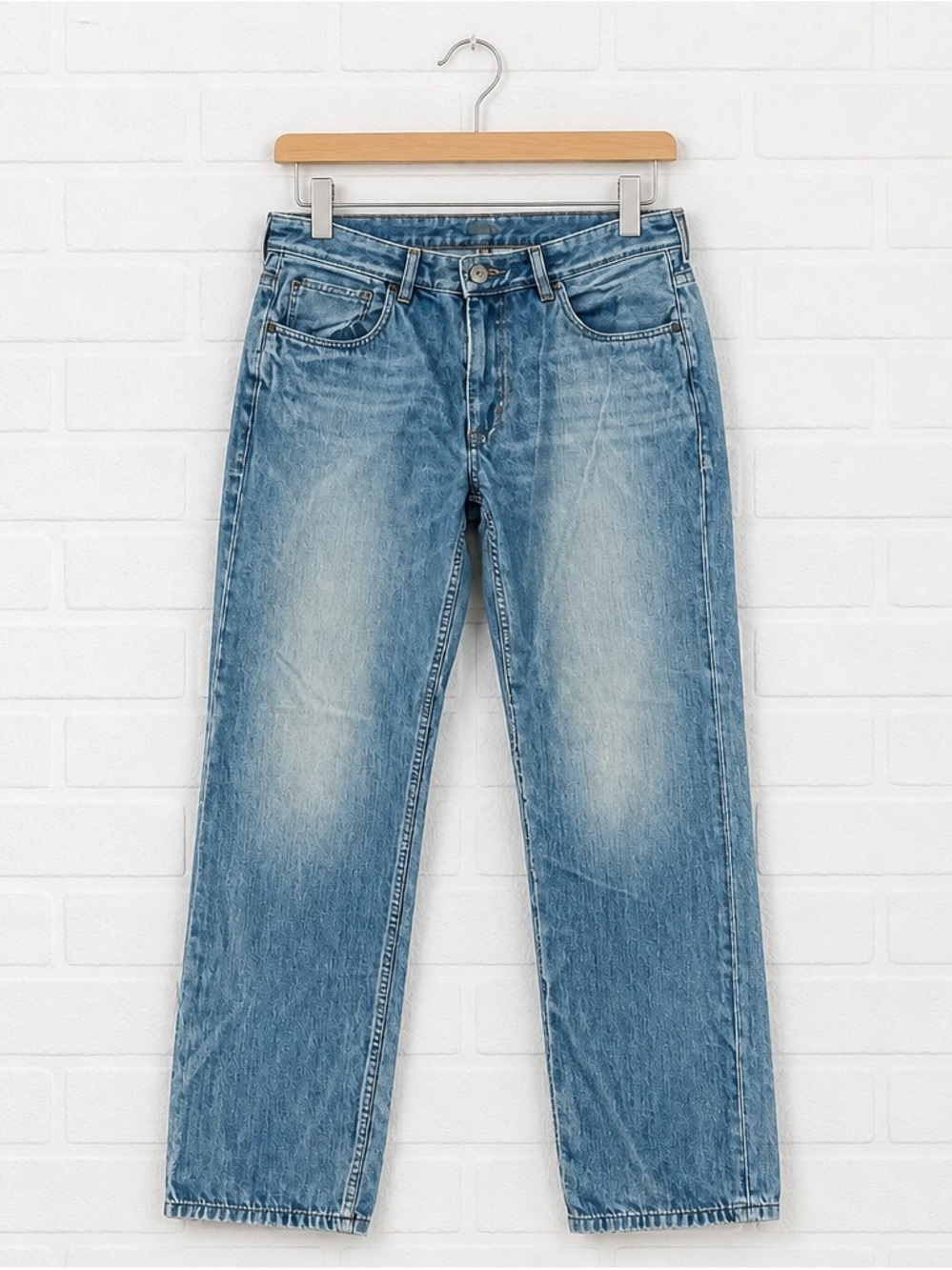 Tommy Bahama Jeans Men 38/34 Adult Blue Denim Lightwash Cotton Standard Straight